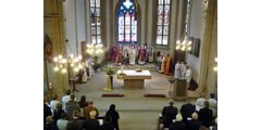 Festgottesdienst zum 50jahrigen Priesterjubiläum von Stadtpfarrer i.R. Geistlichen Rat Ulrich Trzeciok (Foto: Karl-Franz Thiede)